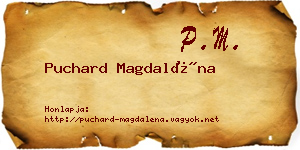 Puchard Magdaléna névjegykártya